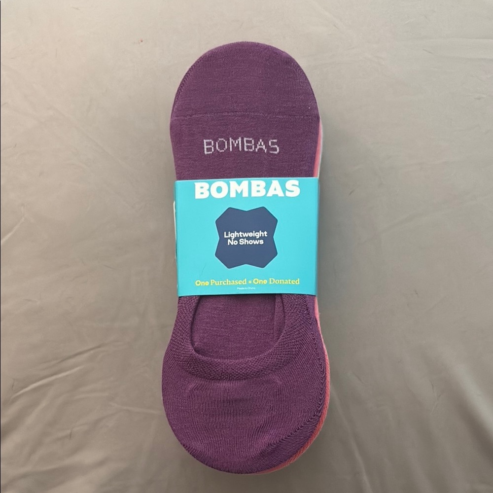 Bombas Deep Purple No Show Socks